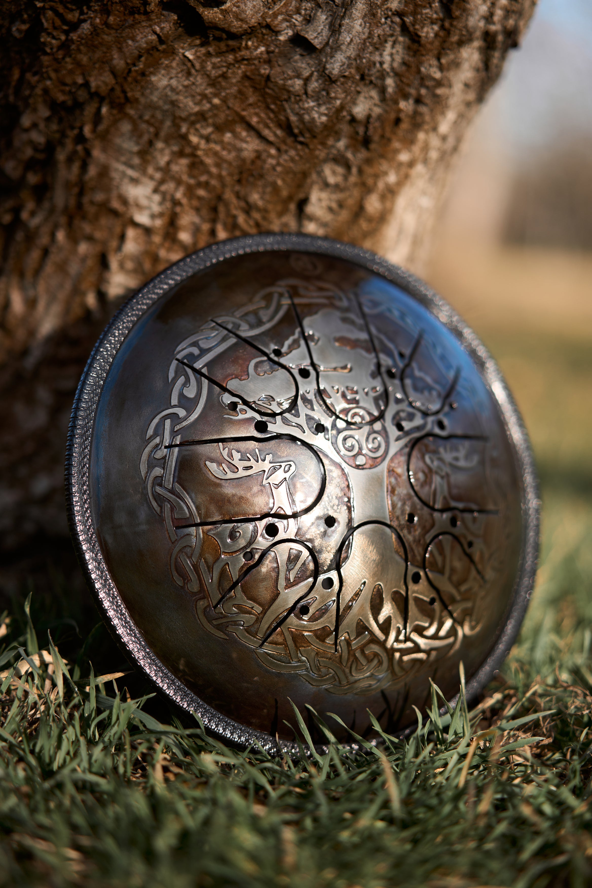 Tree of Life steel tongue drum 10 inch