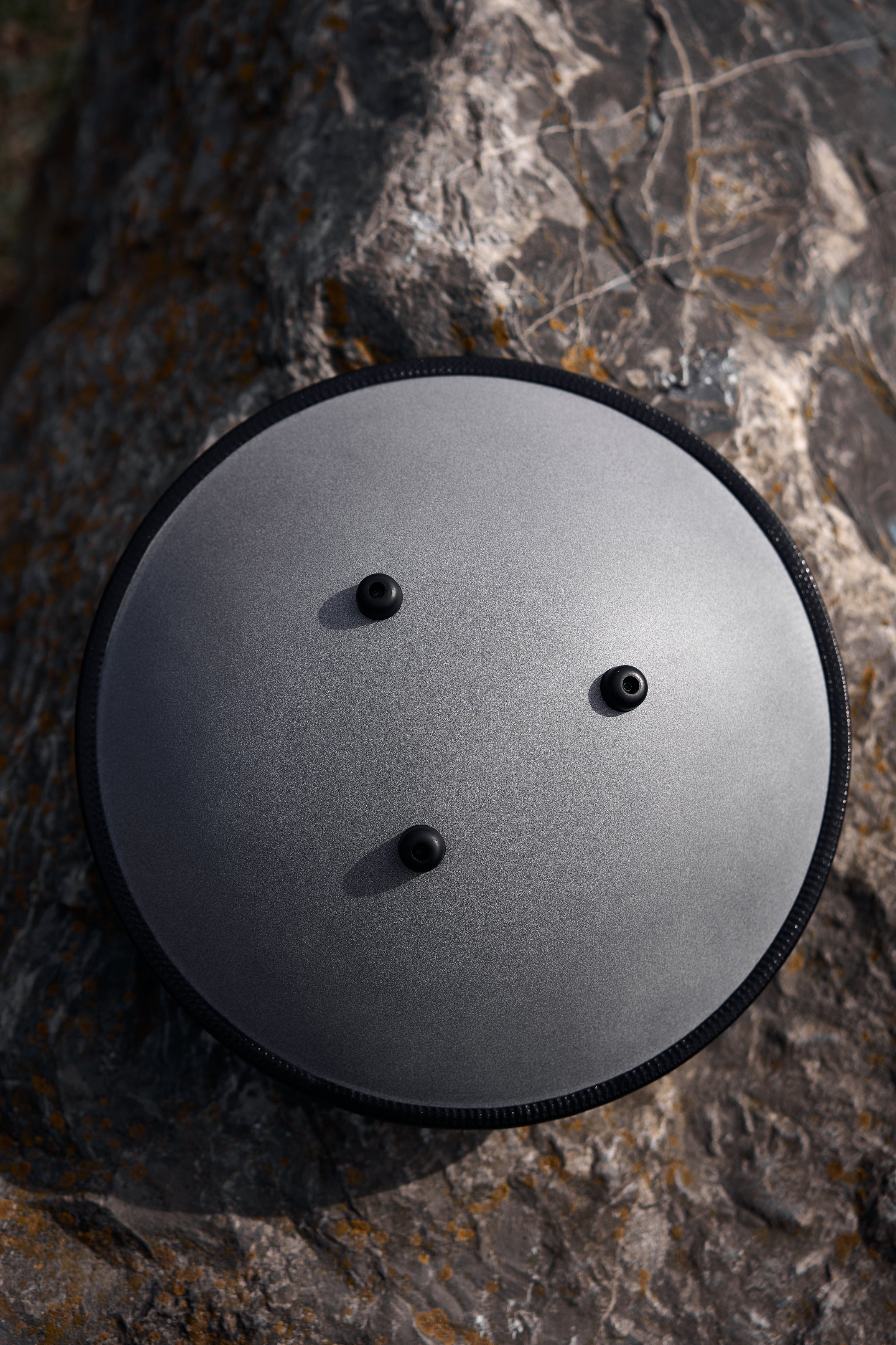 Gray minimalist Steel tongue drum