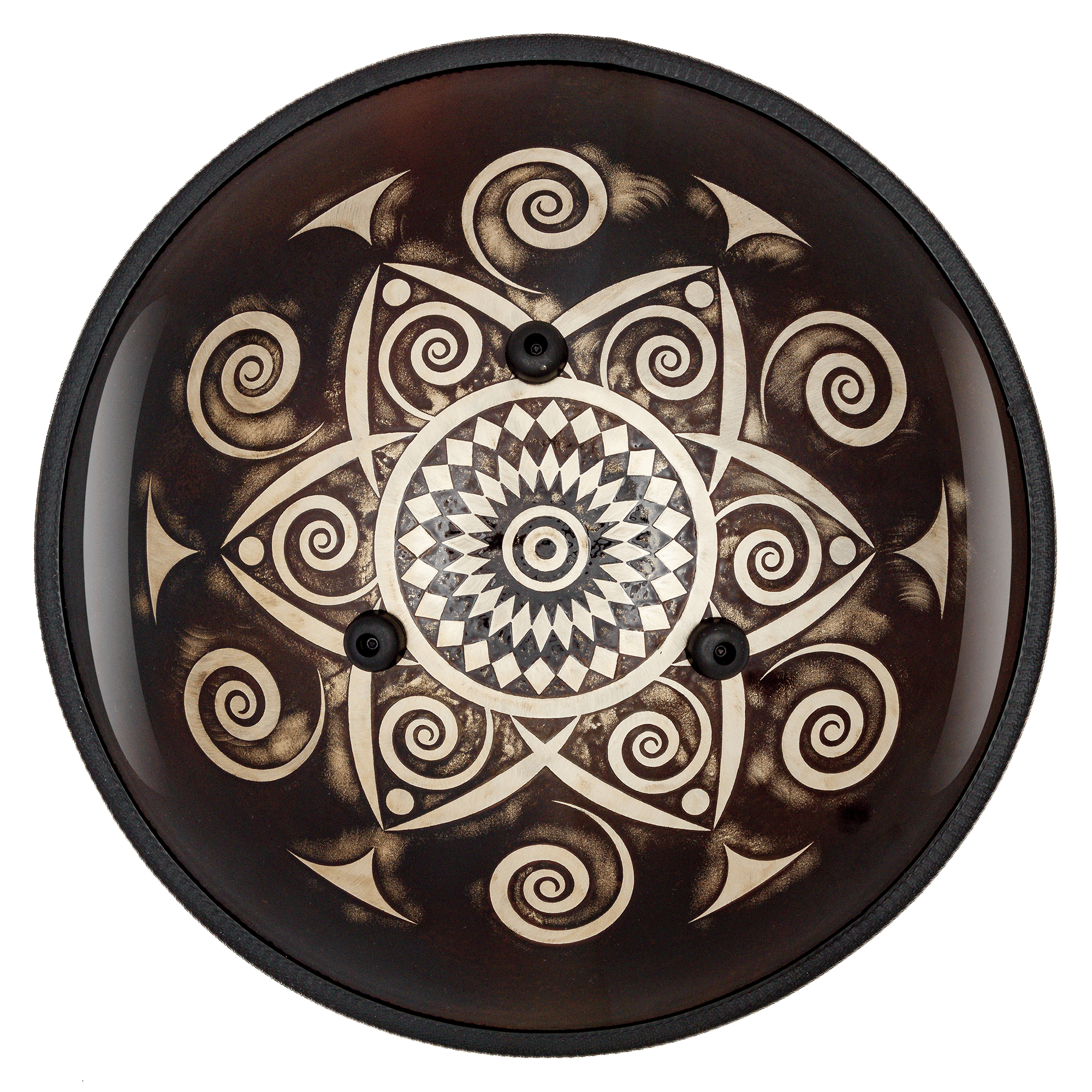 Antique Flower of life Steel tongue drum - 14 inches